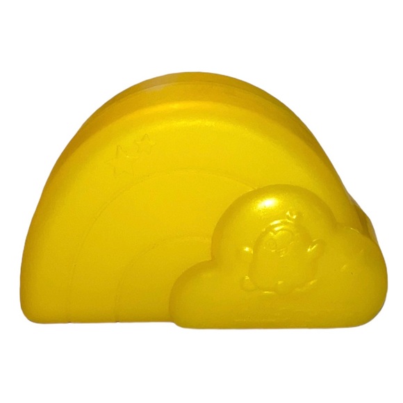 Care Bears FUNSHINE BEAR Mini Figure Doll Series 1 With Case And I Care Coin - Picture 9 of 10